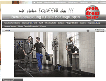 Tablet Screenshot of profidresspoint.de